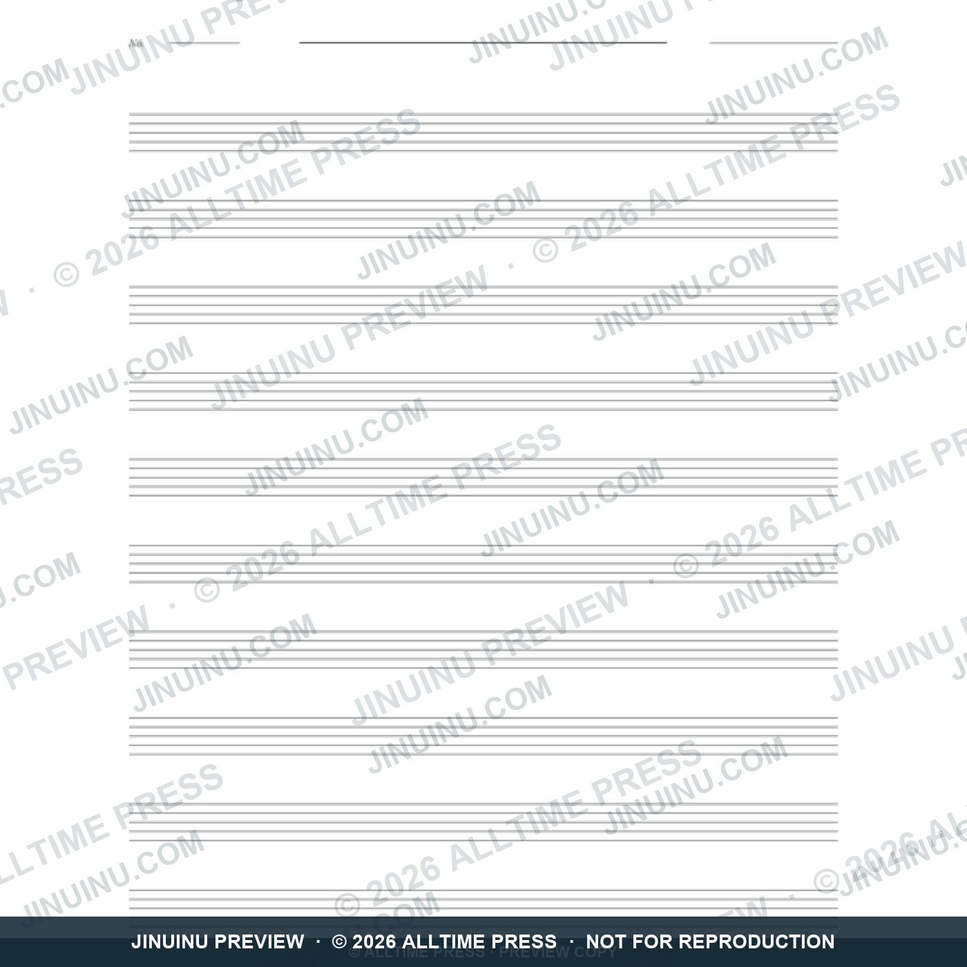 Full ten-staff page