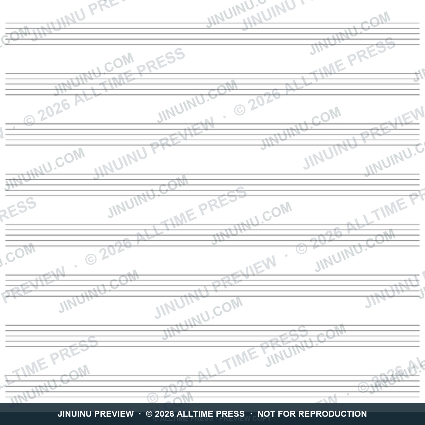 Uniform staff-line detail