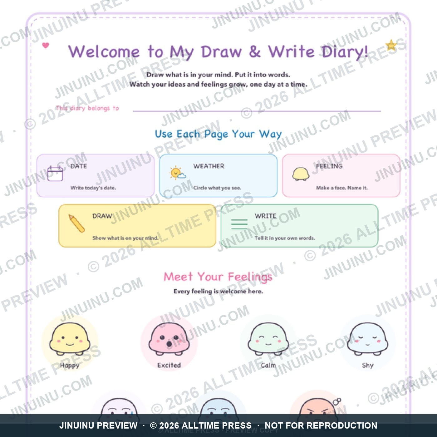 Welcome and feeling guide