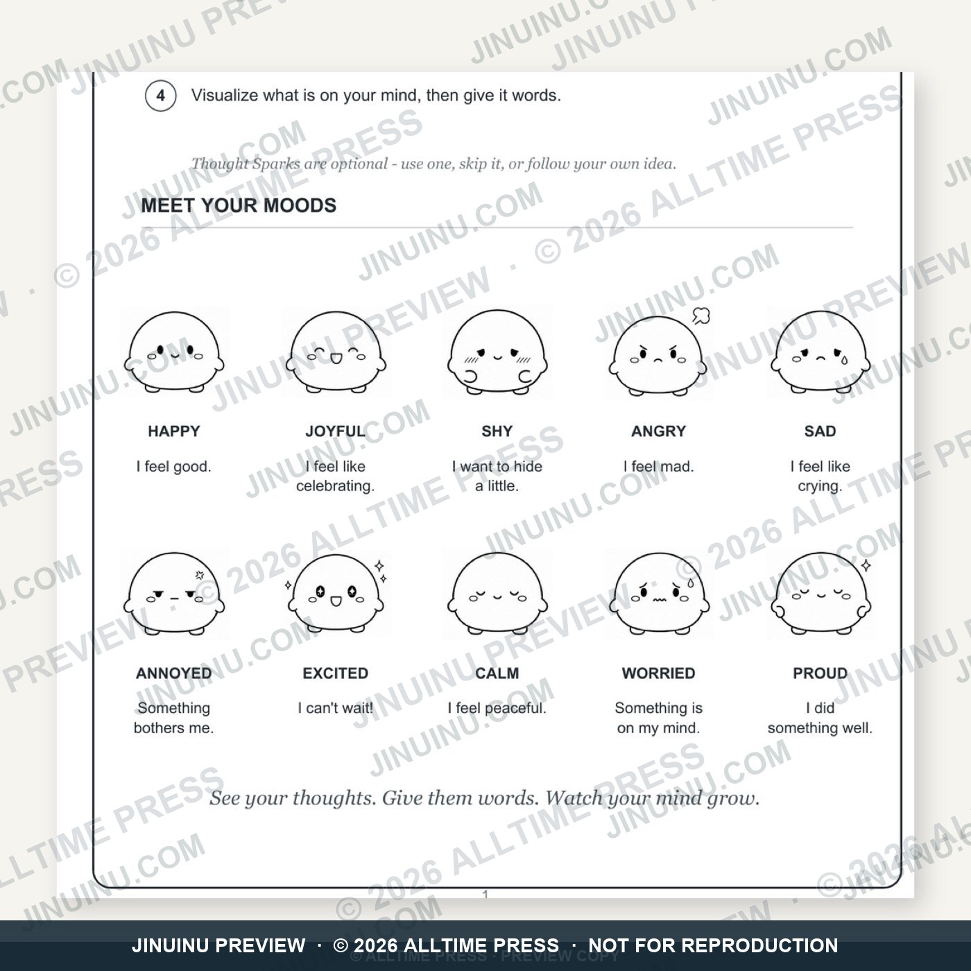 Meet the mood characters