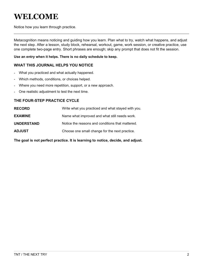 Current English edition: welcome guide